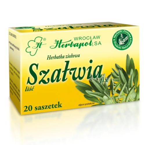 HERBAPOL FIX Herbatka ziołowa Szałwia, 20 saszetek