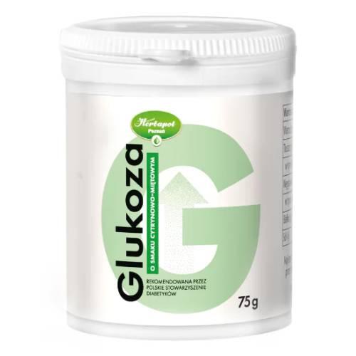 Miniaturka artykułu - Herbapol Glukoza proszek o smaku cytrynowo-miętowym, 75 g