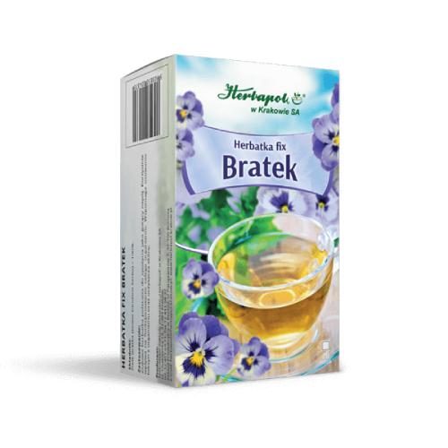 Miniaturka artykułu - HERBAPOL Herbatka Fix Bratek, 20x1,5g