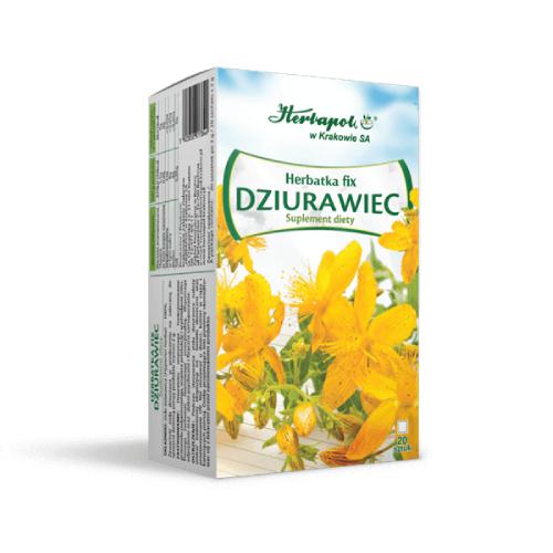 Miniaturka artykułu - HERBAPOL Herbatka Fix Dziurawiec, 20x2g