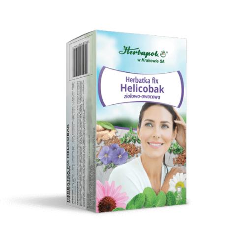 Miniaturka artykułu - HERBAPOL Herbatka Fix Helicobak, 20x2g