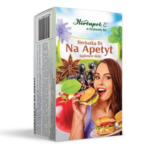 Miniaturka artykułu - Herbapol Herbatka fix Na Apetyt, 20 sasz.