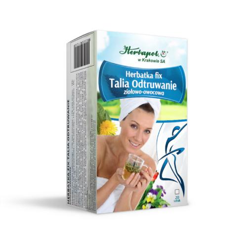 Miniaturka artykułu - HERBAPOL Herbatka Fix Talia Odtruwanie, 20x2g
