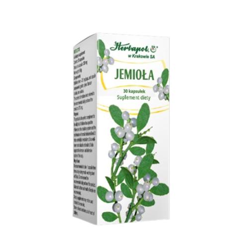 Miniaturka artykułu - Herbapol Jemioła, 30 kaps.