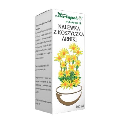 Miniaturka artykułu - HERBAPOL Nalewka z koszyczka arniki - 100 ml 