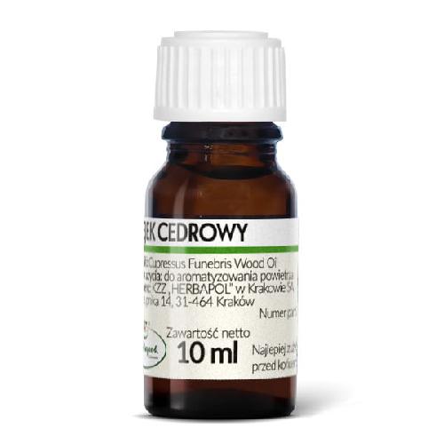 Miniaturka artykułu - HERBAPOL Olejek eteryczny Cedrowy, 10ml