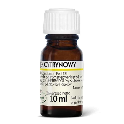 Miniaturka artykułu - HERBAPOL Olejek eteryczny Cytrynowy, 10ml