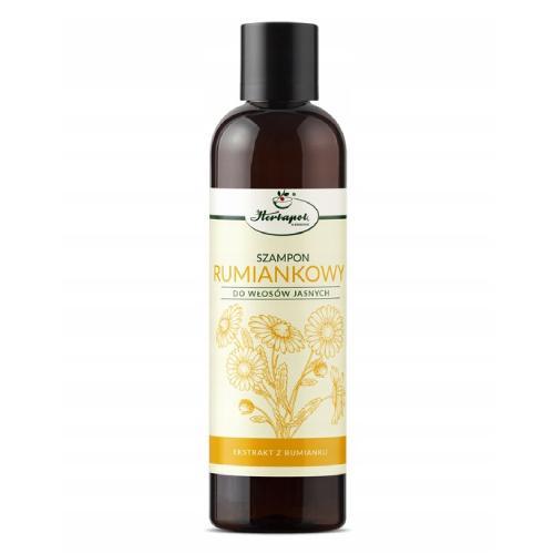 Miniaturka artykułu - Herbapol Szampon rumiankowy do włos&oacute;w jasnych, 250 ml USZKODZONY KOREK 