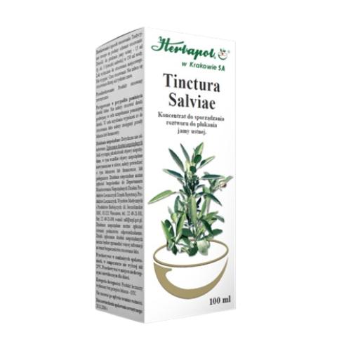 Miniaturka artykułu - Herbapol Tinctura Salviae - 100 ml