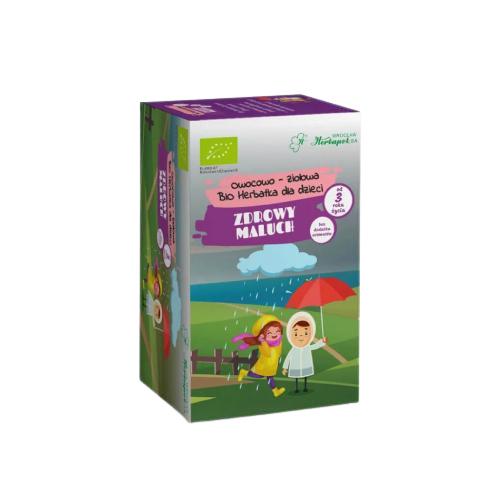 Miniaturka artykułu - HERBAPOL Zdrowy Maluch Owocowo- ziołowa bio herbatka dla dzieci, 20x2g