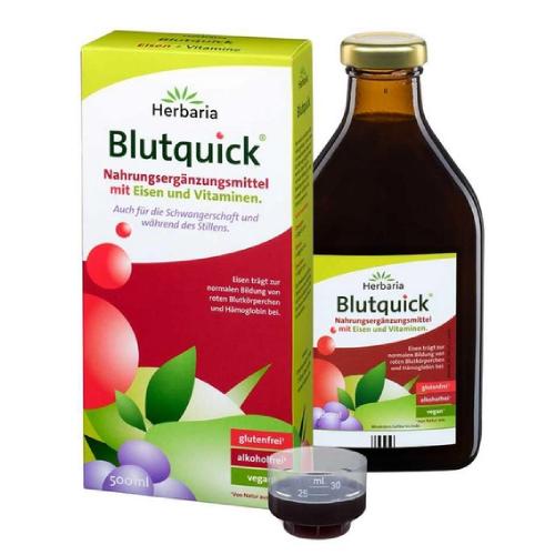 Miniaturka artykułu - HERBARIA Blutquick Żelazo + Witaminy Tonik, 250ml