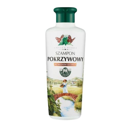 Miniaturka artykułu - Herbaria Szampon pokrzywowy do włos&oacute;w suchych, 250 ml