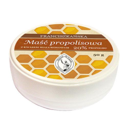 Miniaturka artykułu - Herbarium Franciszkańska Maść propolisowa 20%, 50 g