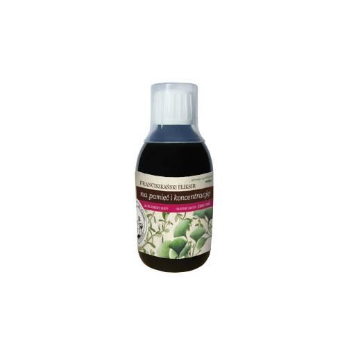 Miniaturka artykułu - Herbarium Franciszkański Eliksir na Pamięć i Koncentracje, 200 ml