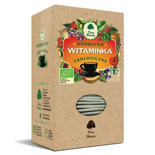Miniaturka artykułu - Herbata Witaminka 25x2,5g DARY NATURY