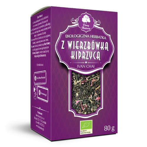 Miniaturka artykułu - Dary Natury Herbatka z wierzb&oacute;wką kiprzycą Ivan Chai EKO, 80 g