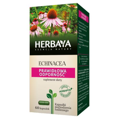 Miniaturka artykułu - HERBAYA Echinacea- 60 kaps.