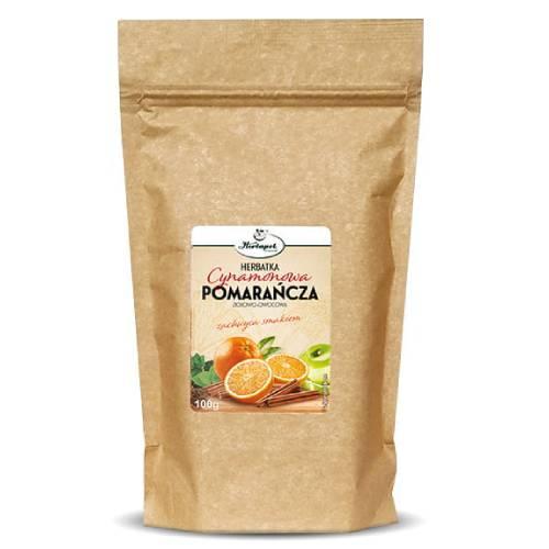 Miniaturka artykułu - Herbapol Herbatka Cynamonowa pomarańcza, 100 g
