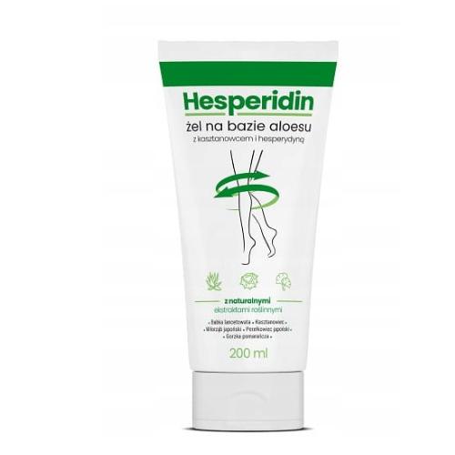 Miniaturka artykułu - HESPERIDIN żel do nóg aloes, hesperydyna, 200 ml