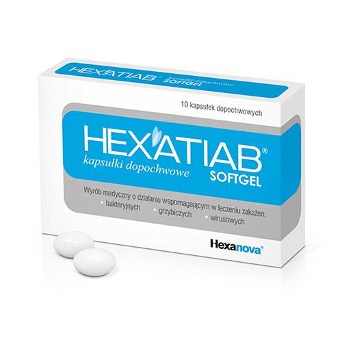 Miniaturka artykułu - HEXATIAB - 10 kapsułek dopochwowych 