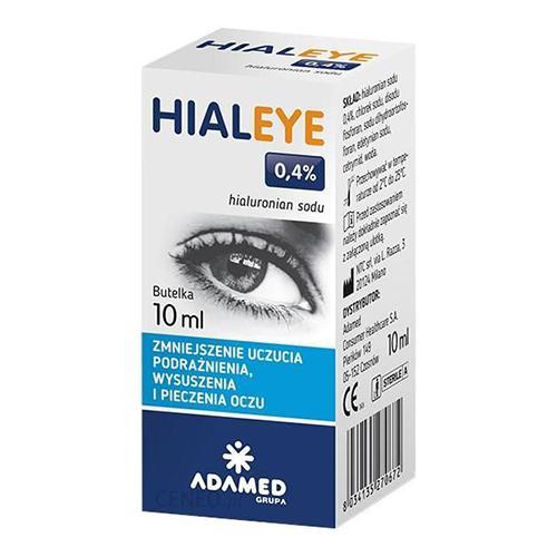 Miniaturka artykułu - Hialeye 0,4% Nawilżające krople do oczu - 10 ml BRAK TEKTUROWEGO OPAKPOWANIA