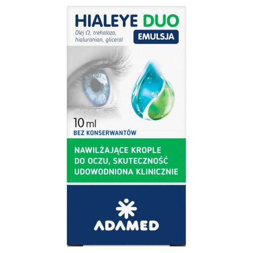 Miniaturka artykułu - Hialeye Duo emulsja do oczu, 10 ml