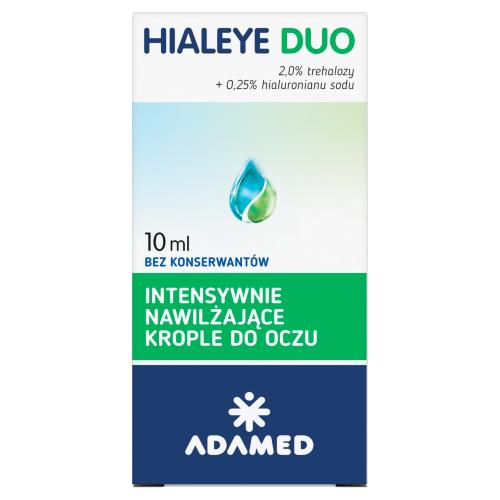Miniaturka artykułu - Hialeye Duo krople do oczu, 10 ml