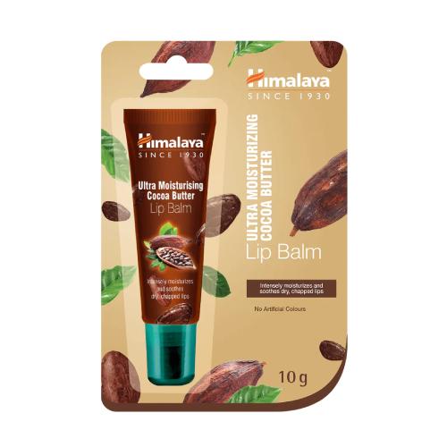 Miniaturka artykułu - HIMALAYA Ultra nawilżający balsam do ust z masłem kakaowym, 10g