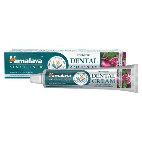 Miniaturka artykułu - HIMALAYA Dental Cream Ziołowa pasta do zęb&oacute;w Granat i Neem, 100 g
