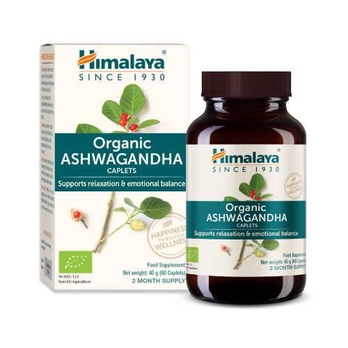 Miniaturka artykułu - Himalaya Organic Ashwagandha, 60 tabl.