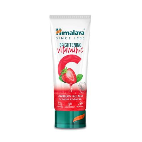 Miniaturka artykułu - Himalaya Truskawkowy żel do mycia twarzy z witaminą C, 100 ml