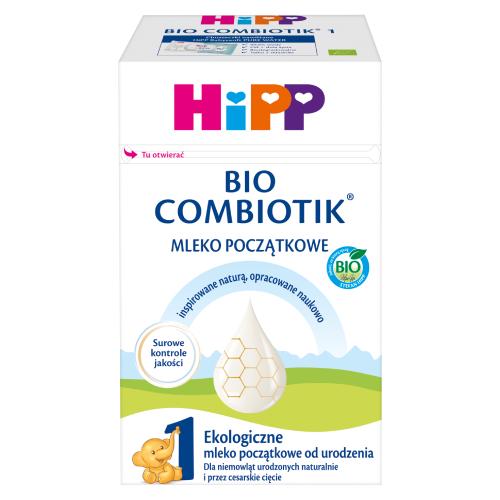 Miniaturka artykułu - HiPP 1 BIO Combiotik Ekologiczne mleko początkowe dla niemowląt od urodzenia, 550 g
