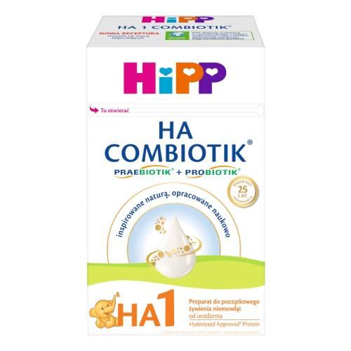 Miniaturka artykułu - HiPP HA 1 Combiotik Preparat do początkowego żywienia niemowląt od urodzenia, 600g