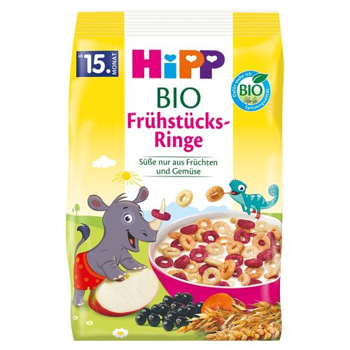 Miniaturka artykułu - HiPP BIO Chrupiące k&oacute;łka wielozbożowe od 15. miesiąca, 120 g