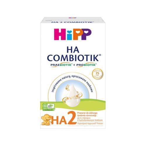 Miniaturka artykułu - HiPP HA 2 Combiotik Preparat do dalszego żywienia niemowląt po 6. miesiącu, 350 g USZKODZONY KARTON ZBIORCZY