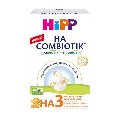 Miniaturka artykułu - HiPP HA 3 Combiotik Preparat do dalszego żywienia niemowląt po 12. miesiącu, 350g KR&Oacute;TKA DATA 14.08.2026