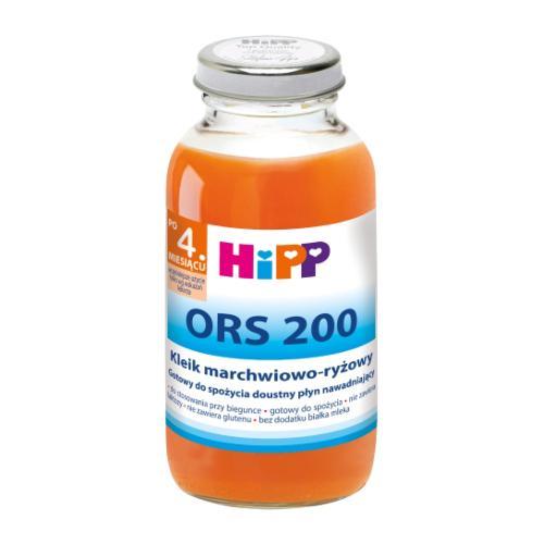Miniaturka artykułu - HiPP ORS 200 Kleik marchwiowo-ryżowy po 4. miesiącu, 200ml / Uszkodzona etykieta