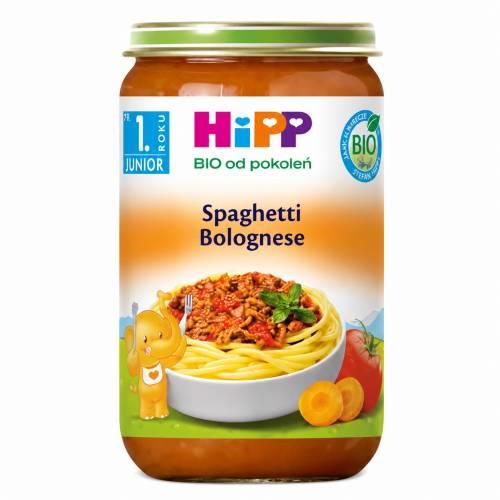 Miniaturka artykułu - HiPP Spaghetti Bolognese BIO, 250 g 