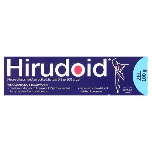 Miniaturka artykułu - Hirudoid żel 0,3 g/100g -100 g 