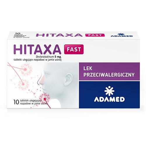 Miniaturka artykułu - Hitaxa fast 5mg - 10 tabletek USZKODZONE OPAKOWANIE TEKTUROWE