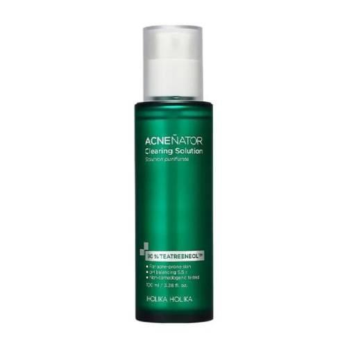 Miniaturka artykułu - HOLIKA HOLIKA ACNENATOR Clearing Solution Oczyszczające serum do skóry trądzikowej i problematycznej, 100ml KRÓTKA DATA 11.08.2025