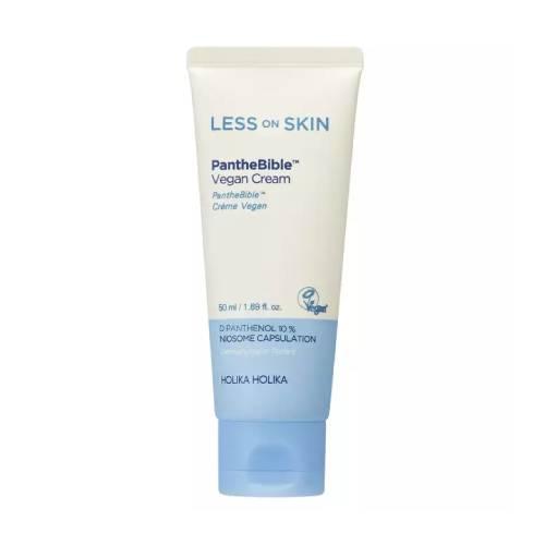 Miniaturka artykułu - HOLIKA HOLIKA Less on Skin Panthebible Vegan Cream Nawilżająco-regenerujący wegański krem do twarzy, 50ml