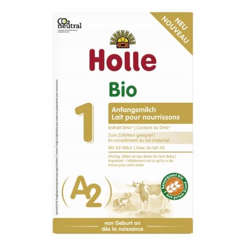 Miniaturka artykułu - HOLLE BIO 1 A2 Mleko początkowe od urodzenia, 400g 