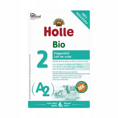 Miniaturka artykułu - HOLLE BIO 2 A2 Mleko następne po 6. miesiącu życia, 400g 