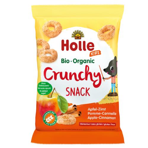 HOLLE Bio Chrupiące krążki jabłko i cynamon, 25g 