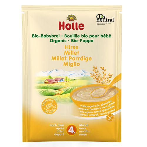 HOLLE Kaszka jaglana pełnoziarnista po 4. miesiącu Bio, 25g