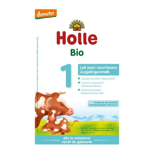 Miniaturka artykułu - HOLLE Bio 1 Mleko początkowe dla niemowląt od urodzenia, 400g
