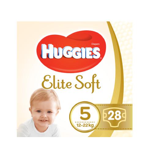 HUGGIES Elite Soft Jumbo 5 Pieluchy 12-22 kg, 28 sztuk