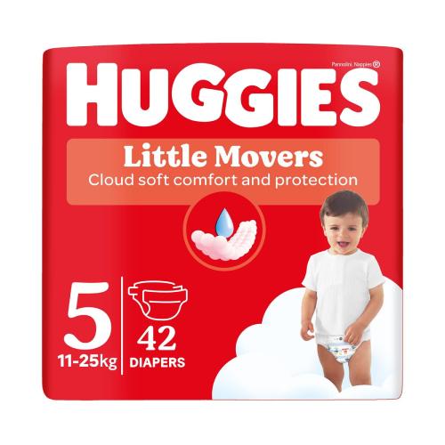 Miniaturka artykułu - HUGGIES Pieluchy Ultra Comfort Jumbo Pack 5 (11-25kg), 42szt.