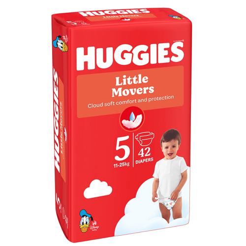Miniaturka artykułu - HUGGIES Pieluchy Ultra Comfort Jumbo Pack 5 (11-25kg), 42szt.
